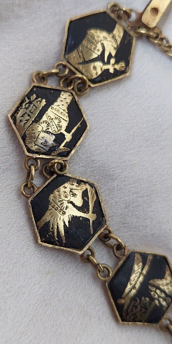 1920's-30's Bracelet-Egyptian Revival-Japanese. - image 3