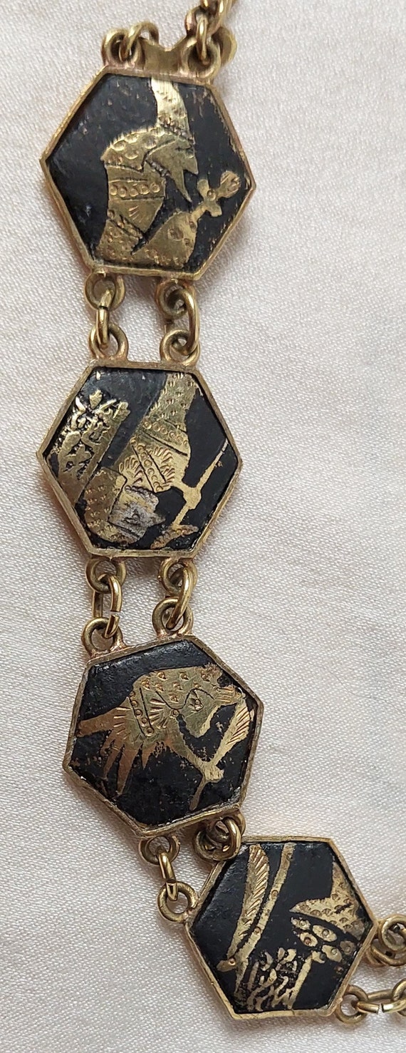 1920's-30's Bracelet-Egyptian Revival-Japanese. - image 6