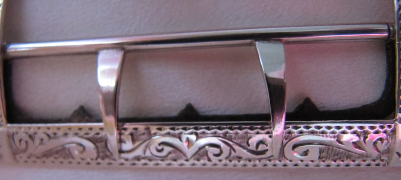 1899 Birmingham Hallmarks Antique Buckle-Victorian English Silver Adie /& Lovekin Ltd REDUCED!