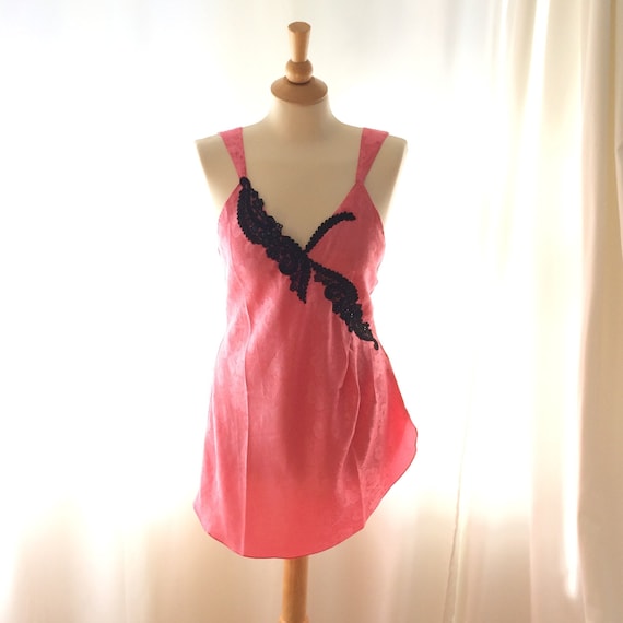 Mom Gift Vintage Victoria's Secret Satin Nightgow… - image 1