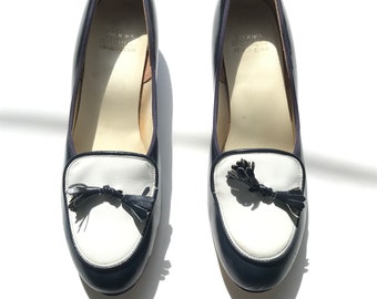 Brooks Brothers Leather Shoes, Womens Tassel Leather Shoes, Made in USA