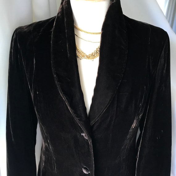 1970s Vintage Velvet Jacket, Fashioned by Gregory… - image 5