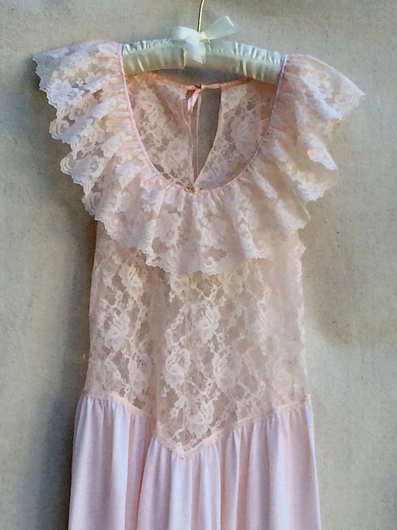 80s Victorias Secret Nightgown Ballet Nightie Sheer Lace | Etsy