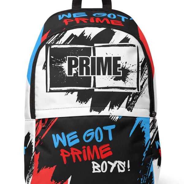 We Got Prime Fabric Backpack / Prime boys / Youtube / Trending / Cool / Unique Gift / Birthday / School / Gym