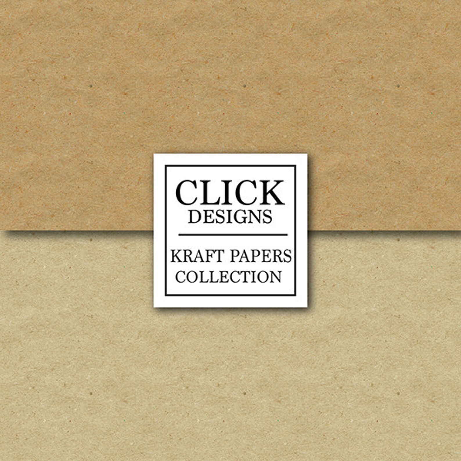 Kraft Digital Paper kraft Papers Scrapbooking Etsy