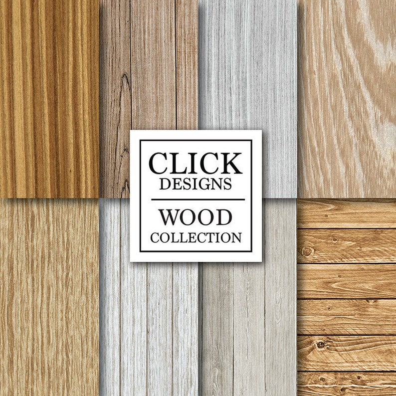 Wood Digital Paper: NATURAL WOOD white, natural distressed wood rustic backgrounds for scrapbooking, photography backdrops, invites, carts image 1