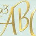 GOLD FOIL ALPHABET Digital ClipArt: Letters, Numbers, Symbols, Printable Gold Foil Letters, Large Alphabet Clip Art, Transparent Png