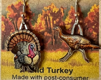 Wild Turkey by Jabebo, inspiring curiosity with reused cereal box cardboard
