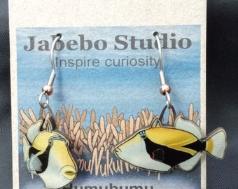 Humuhumunukunukuapua'a-oorbellen van Jabebo, Inspire Curiosity met kartonnen doos