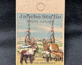 Caribou Jabebo, Inspiring curiosity with recycled cereal box paperboard