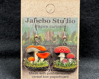 Mycorrhizal Fungi Jabebo Inspiring Curiosity with recycled cereal box paperboard