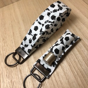 Soccer Key Fob, Soccer Key Chain, Soccer Lip Balm Key Fob, Sports Key Chain, Lip Balm Key Chain, Soccer Accessory, Backpack Key Fob