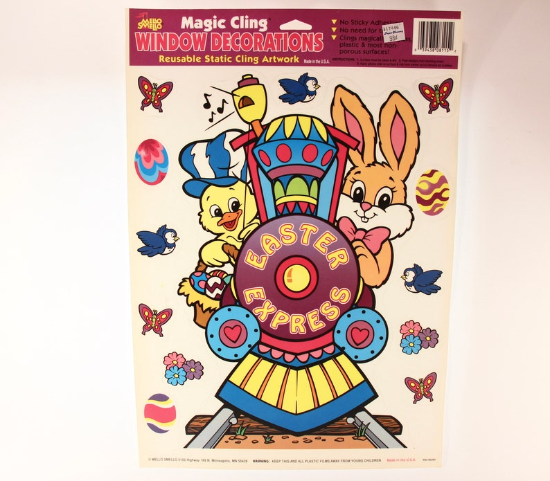 Sheet ~Winnie the Pooh~ Halloween Window Clings. X 17 In 12 In One 1