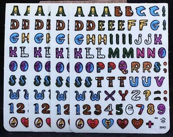 1991 Hallmark Top Secret 4 Sheet Sticker Package MADE IN USA 1991 Hallmark Top Secret 4 Sheet Sticker Package MADE IN USA