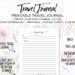 Printable Travel Journal Planner Insert Pages - Create Your Own Travel ...