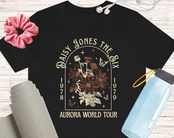 Aurora Concert Shirt, Boho Daisy Jones Wildflower Merch, The Six Band Tshirt, Gift for Book Lover, Daisy Jones the Six Bookish Sweatshirt