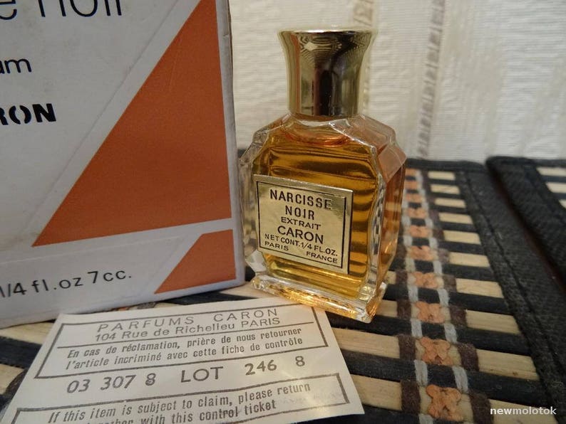 Narcisse Noir Caron 75 ml. Parfum Vintage | Etsy