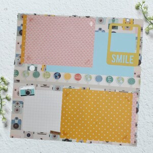 Smile- 12X12 Scrapbook Page, Vacation Premade Scrapbook Page, Trip Scrapbook Page, 12X12 Scrapbook Layout, Scrapbook Premade Page