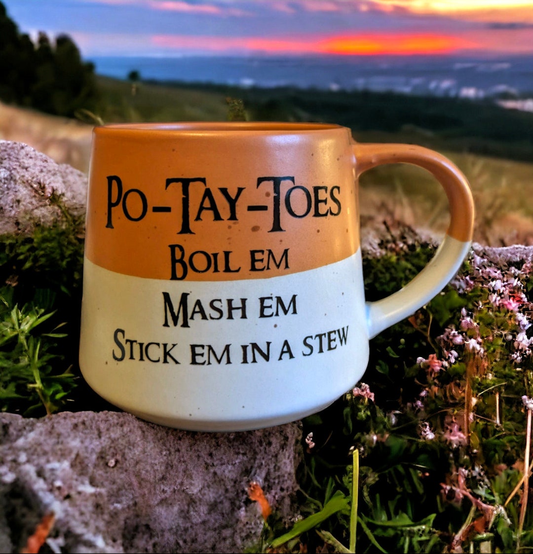 Potatoes Lord of the Rings Hobbit Ceramic Mug Etsy