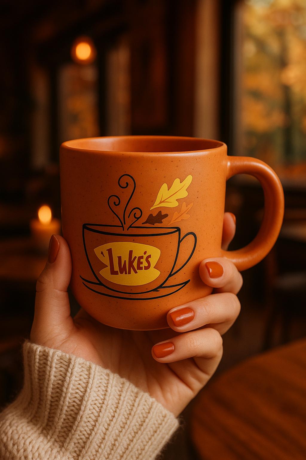 Set Tazza E Sottobicchiere Gilmore Girls Luke's Diner - Regalo Per Fan, Lavabile In Lavastoviglie - Foto 5