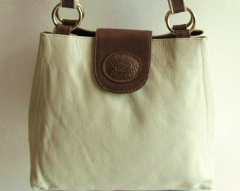 MAGGIO ROSSETTO Buenos Aires High-End Designer Leather Shoulder Bag EUC
