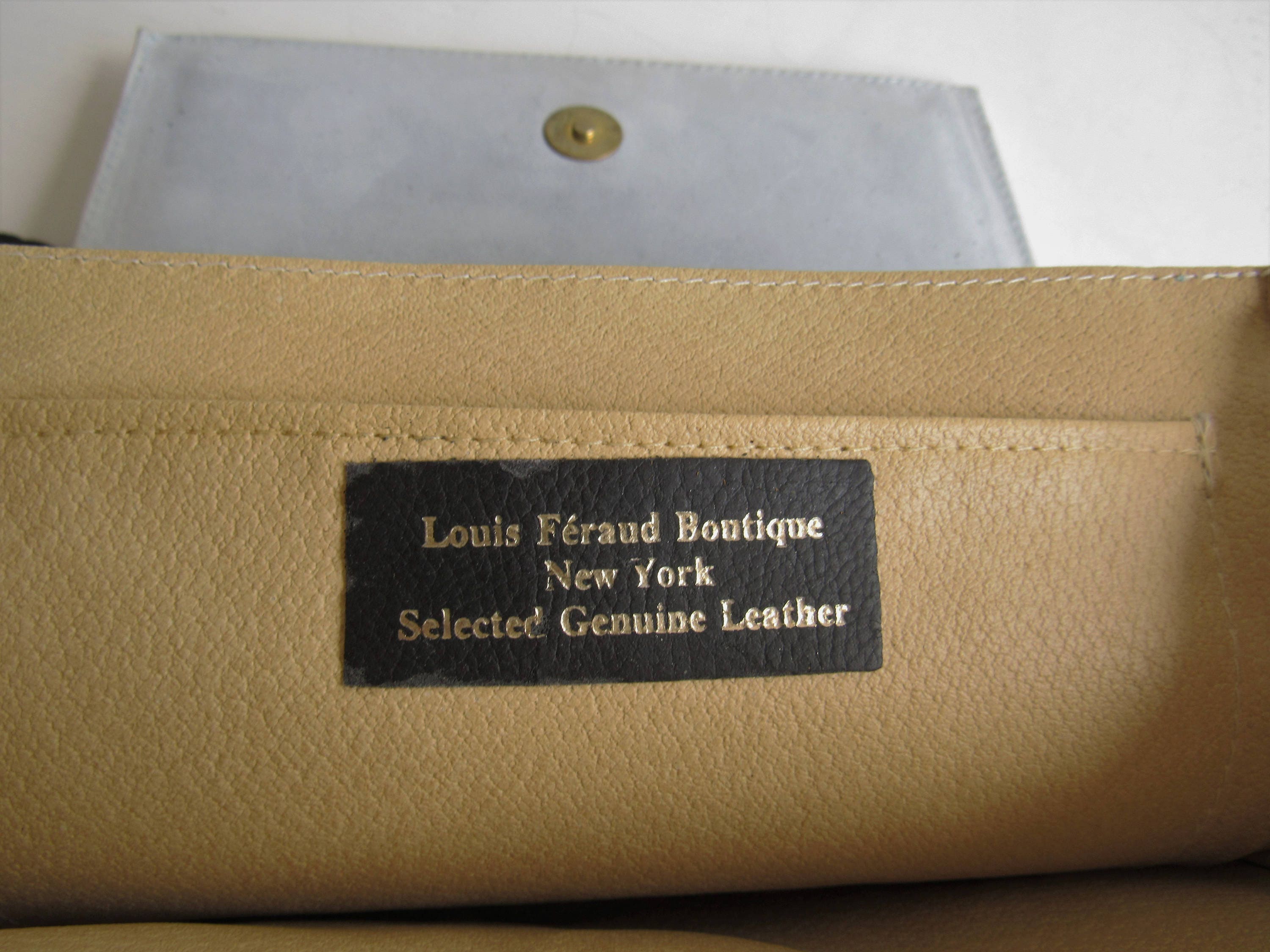 Louis Feraud, Bags, Vintage Louis Feraud Brown Flap Bag