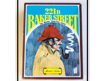 Sherlock Holmes Board Game 221 B Baker St., 1978 COMPLETE