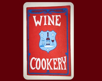 Wine Cookery, a 1969 Limited Printing Recipe Cookbook by Irene Kirshman