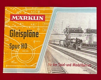 1957 Märklin Gleispläne Spur H0 763/2 Track Plans Booklet