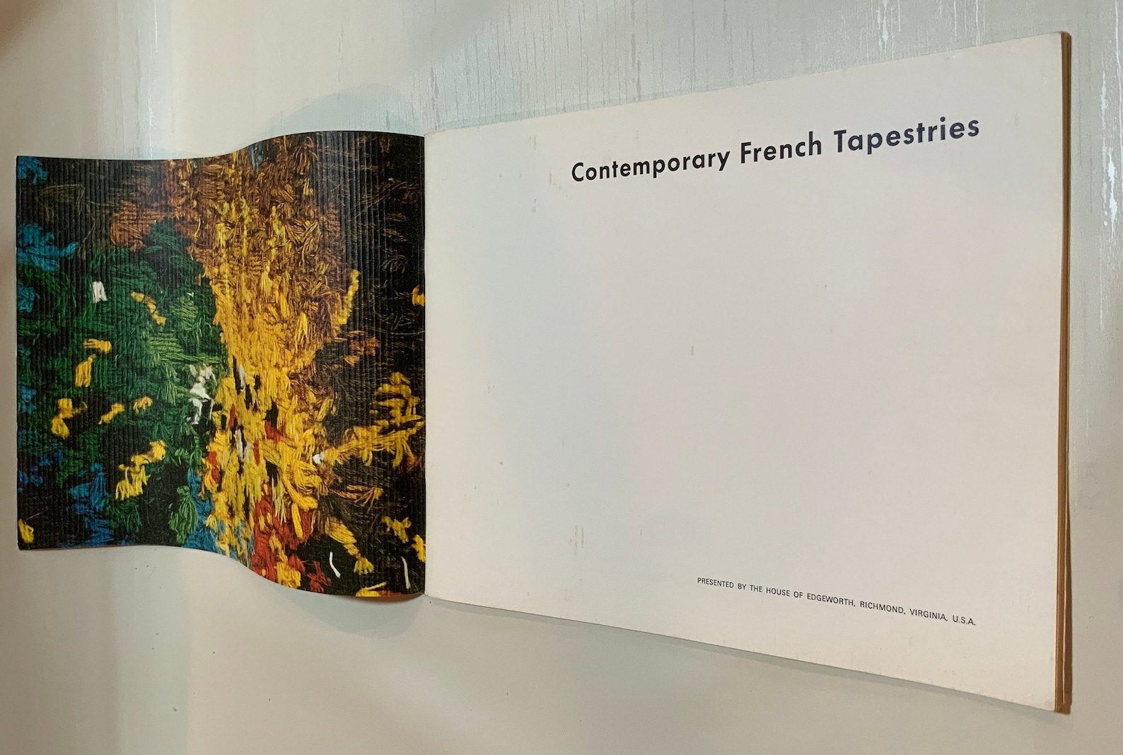 Contemporary French Tapestries, 1970 Canadian & United States