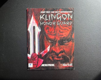 1998 First Edition Klingon Honor Guard, MacSoft Game Guide Featuring Worf