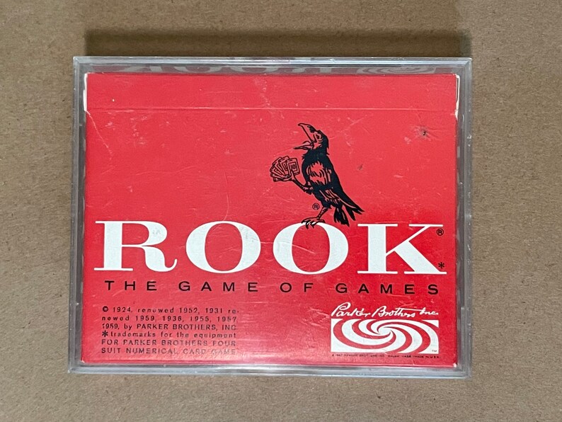 1963 Rook Card Game Etsy