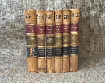 Rare 1903–1904 Alaskan Boundary Tribunal Volumes | Leather-Bound 6-Volume Historical Set | Vintage Legal Documents