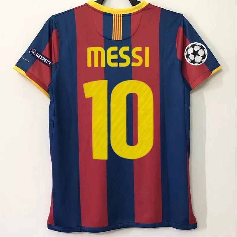 Barcelona 10/11 Home League Final Messi Jersey / - Etsy