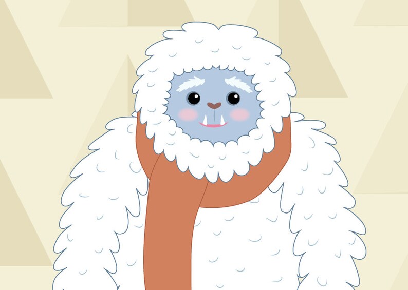 Yeti Children's Art Eddy the Yeti Cryptozoology Critters PDF Download 8
