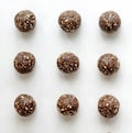 Raw Vegan fig and almond energy balls