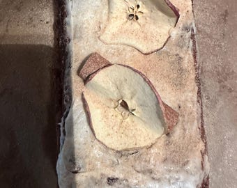 Fresh chunky Apple cinnamon bread. Just in time for Fall! Warm apple bread.