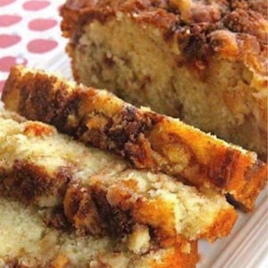 Fresh chunky Apple cinnamon bread. Just in time for Fall! Warm apple bread.