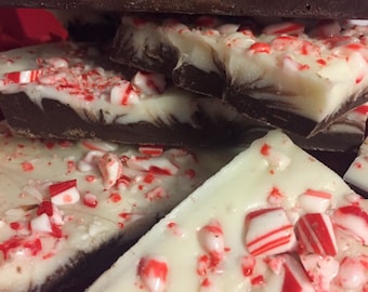 Chocolate and peppermint bark swirl! Beautiful for the Holidays !