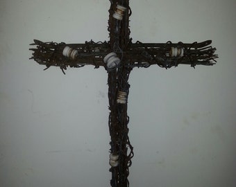 Barbed Wire Cross