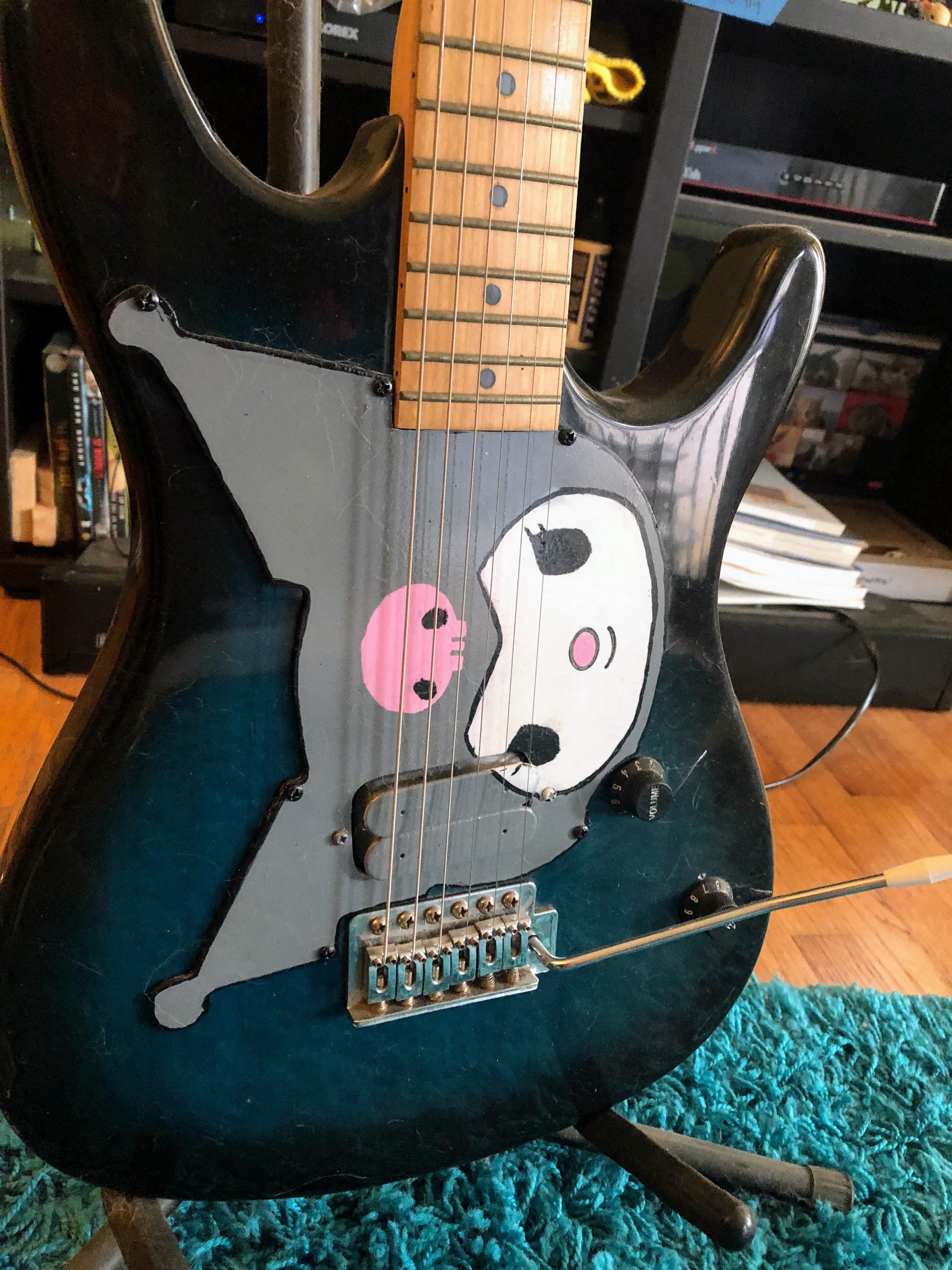 Kuromi Guitar Hello Kitty Viper Electric Guitar - Etsy