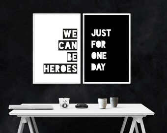 We Can Be Heroes Etsy
