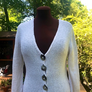 Pure Handknit Cotton Etsy