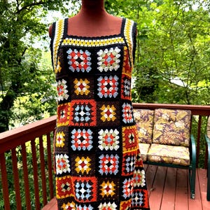 Knitted Patchwork Summer Dress