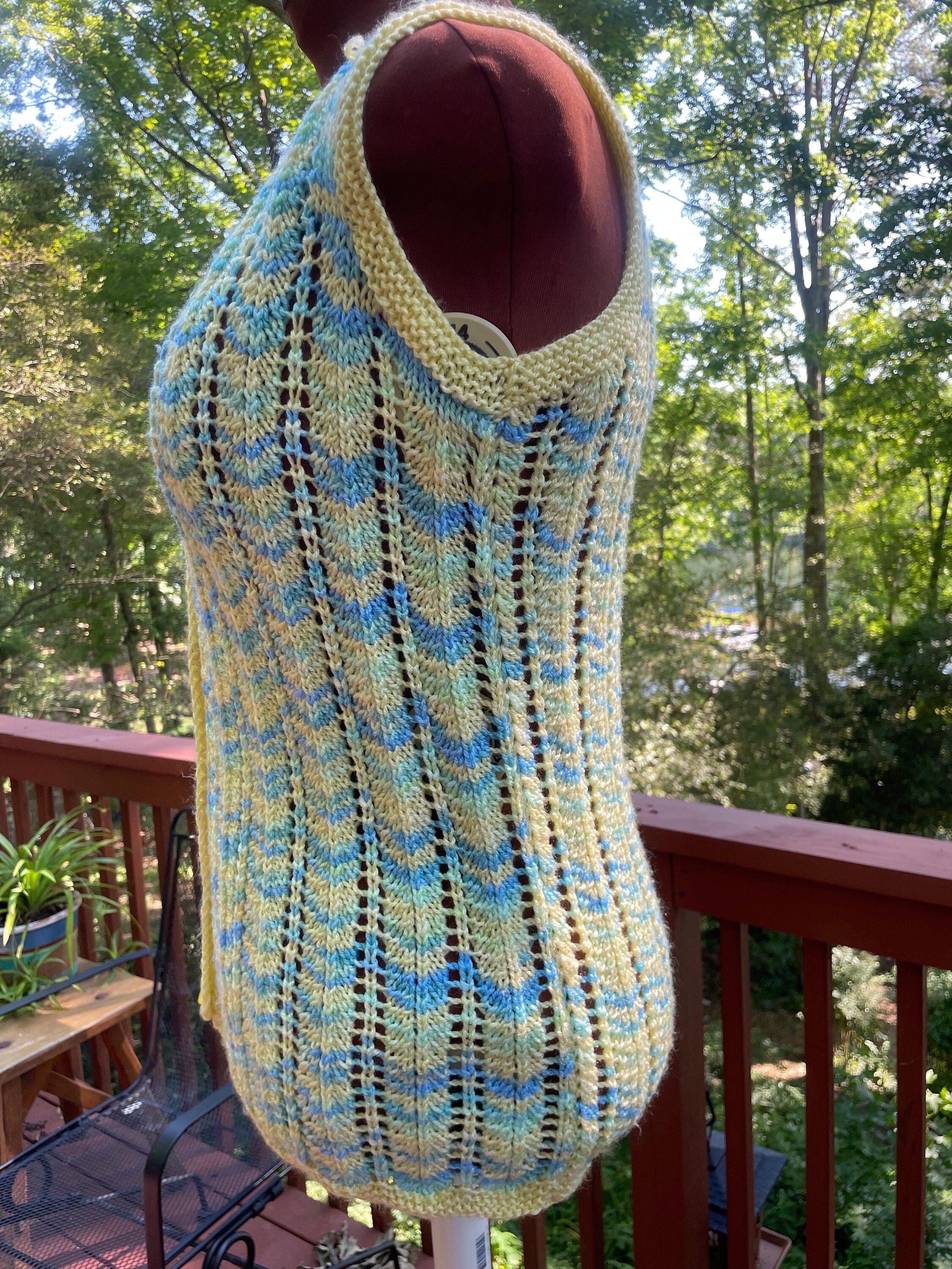 【AAKE】HANDMADE KNIT VEST Kapital 7G 'Fair Isle' Bone Knit Sweater Vest – Alex Maxamenko