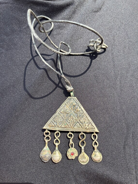 Tuareg West African Necklace made in Pyramid shap… - image 6