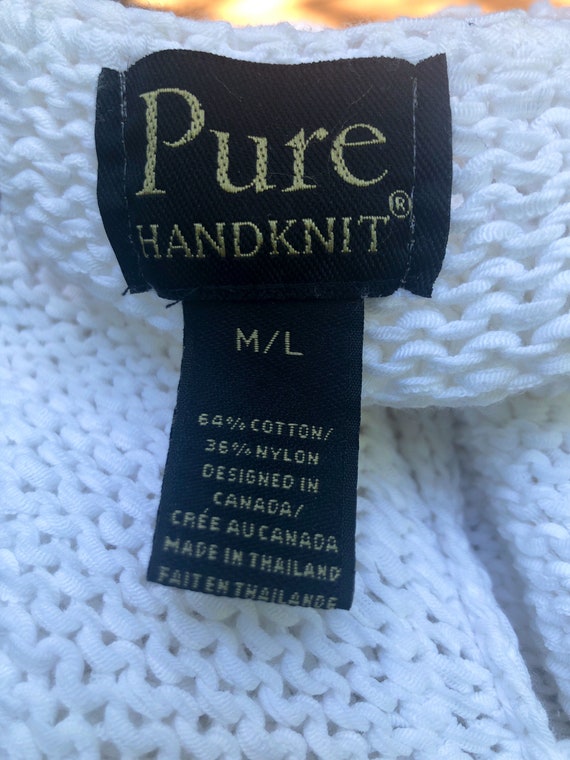 Pure Handknit Cotton Designer Cardigan