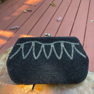 Beaded Evening Clutch Handbag