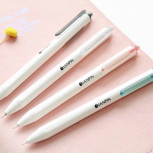 Bolígrafos de gel retráctiles - Tinta negra de 0,5 mm