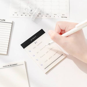 Transparent Sticky Notepad